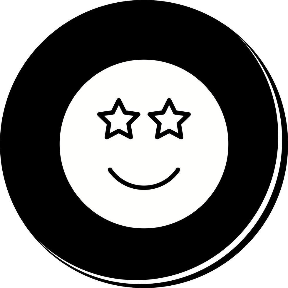 Star-Struck Icon Design vector