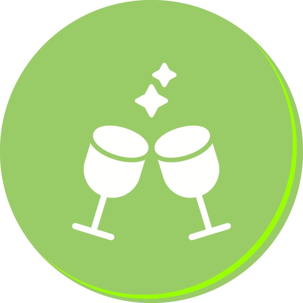 Wine Glasses Icon Design vector