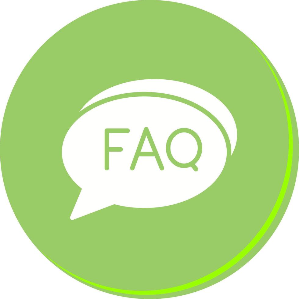 FAQ Section Icon Design vector