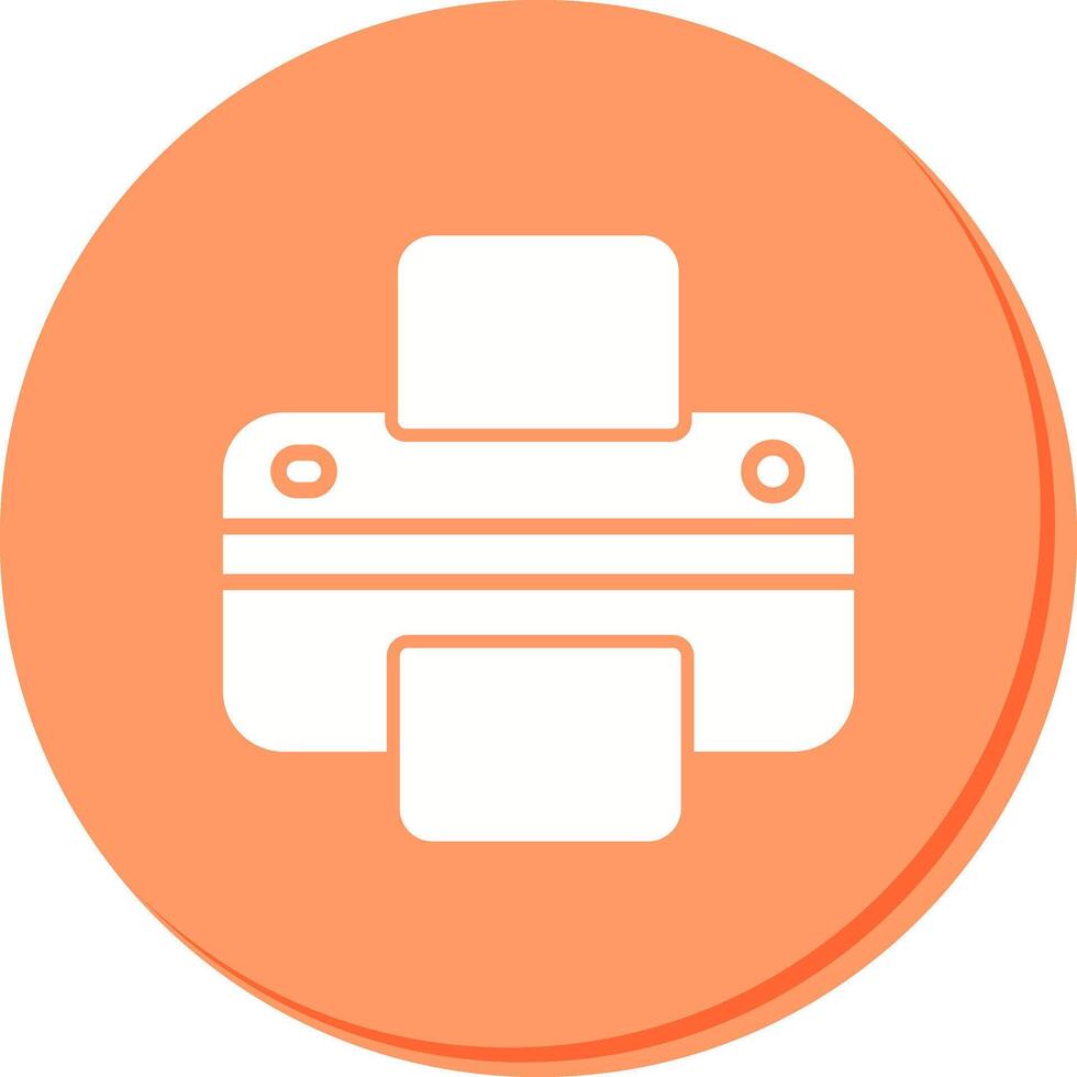 Printer Icon Design vector
