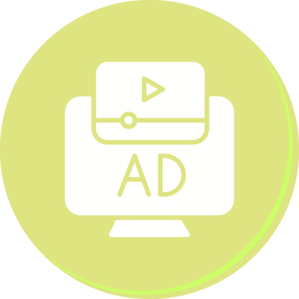 Ad Icon Design vector