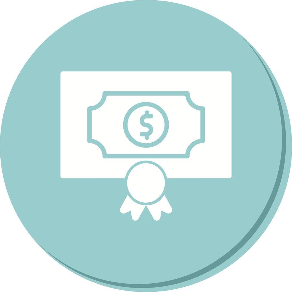 Money Prize Icon Design vector