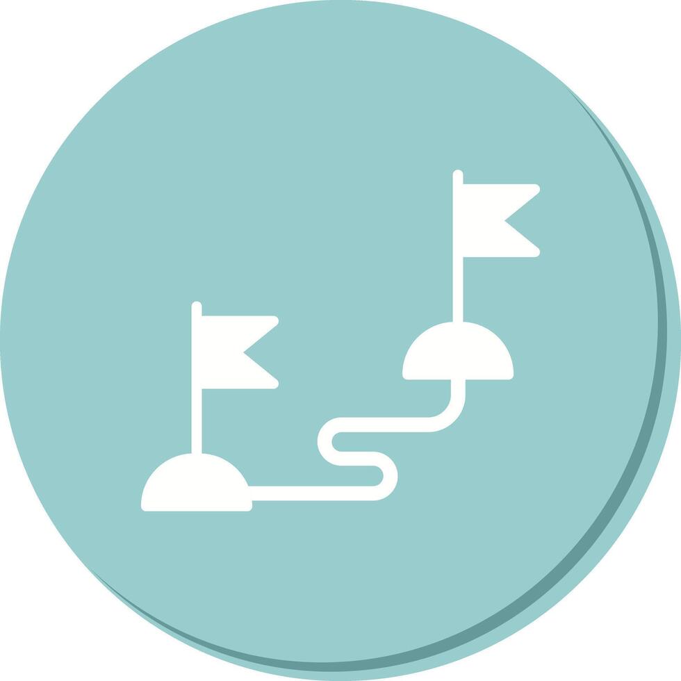 Milestones Icon Design vector