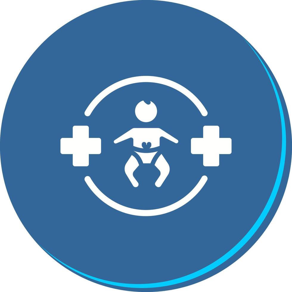 Pediatric Care Icon Design vector