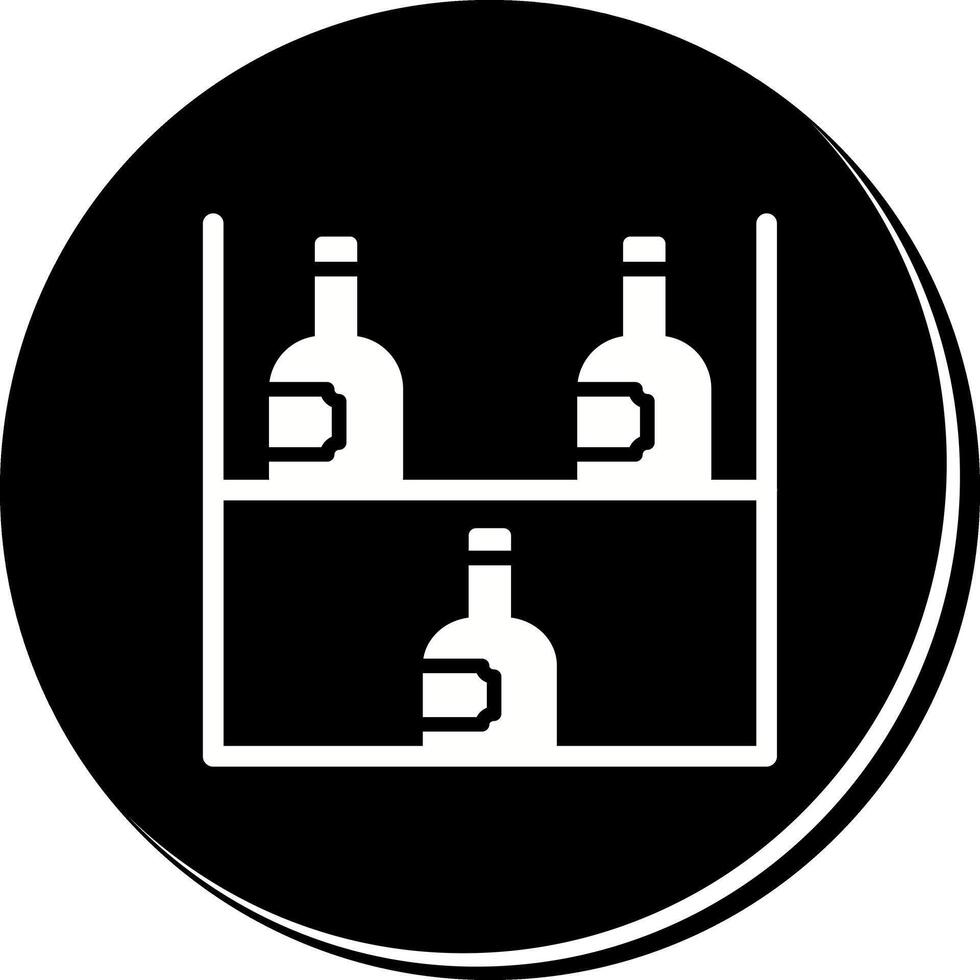 Wine Rack Icon Design vector
