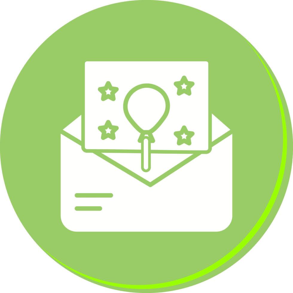 Party Invitation Icon Design vector
