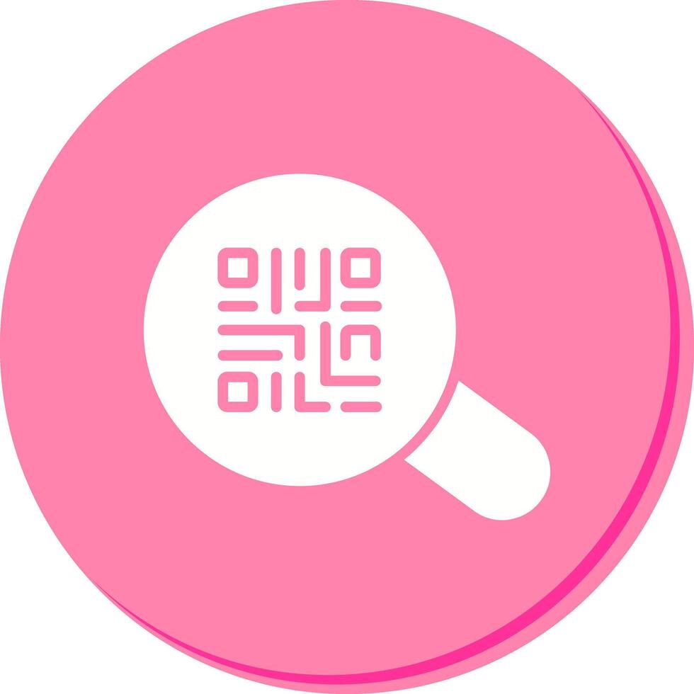 qr código aplicación icono diseño vector