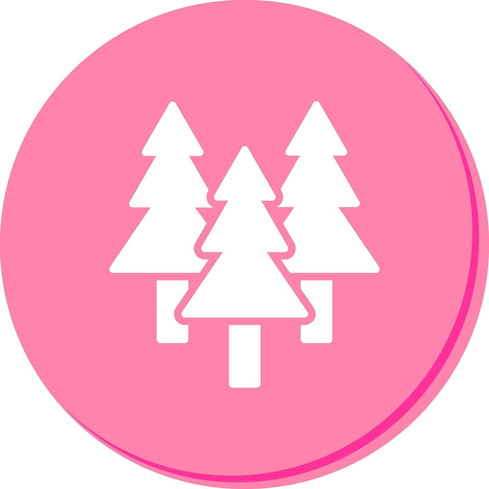 Evergreen Tree Icon Design vector