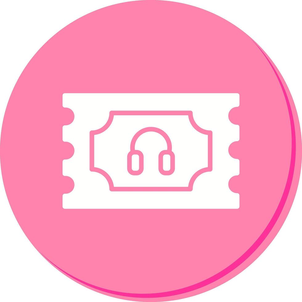 Support Ticket Icon Design vector