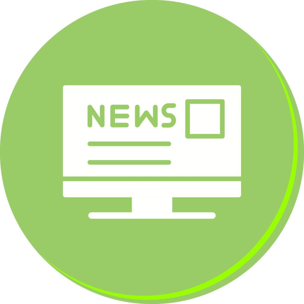 Social Media News Icon Design vector