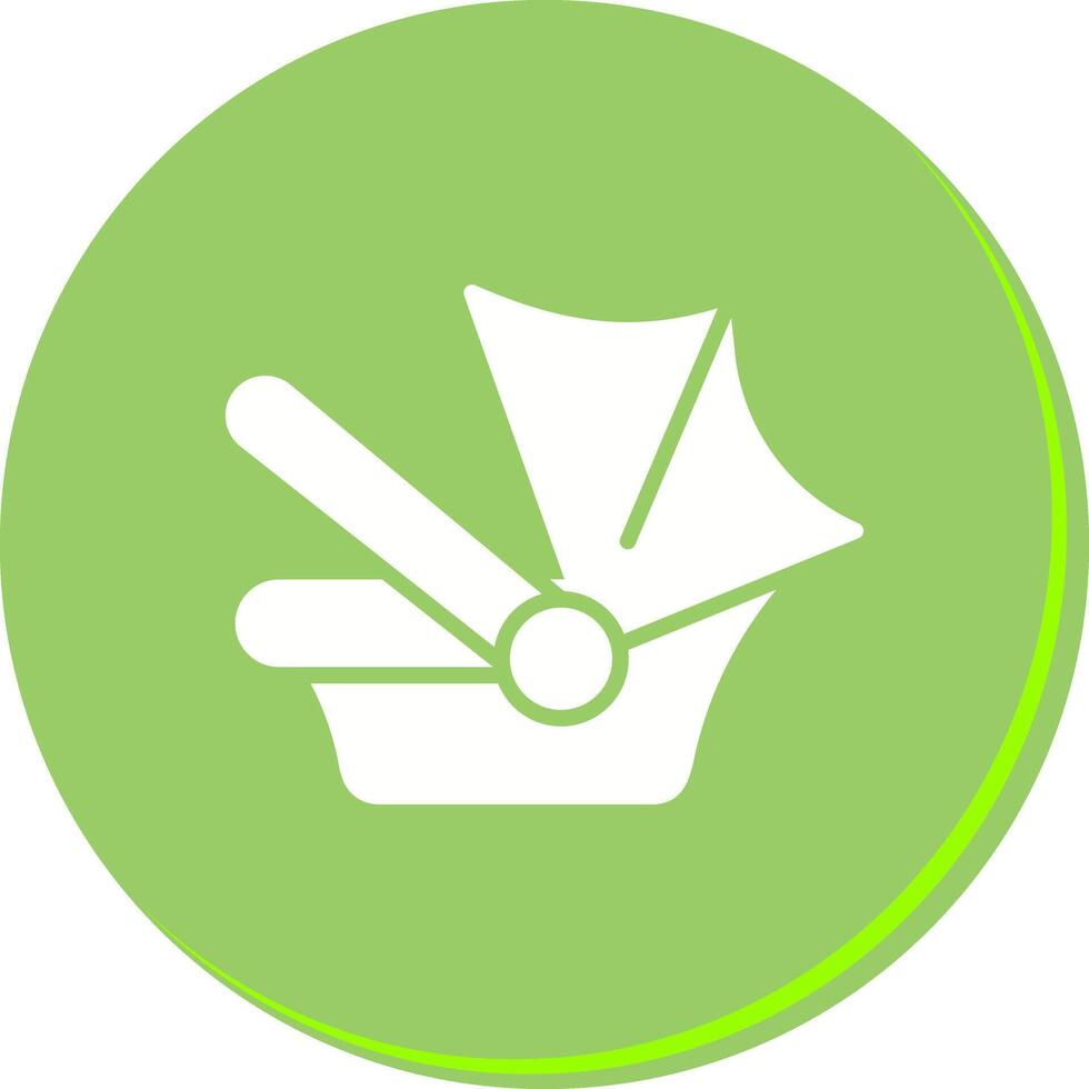 Car Seat Safety Icon Design vector