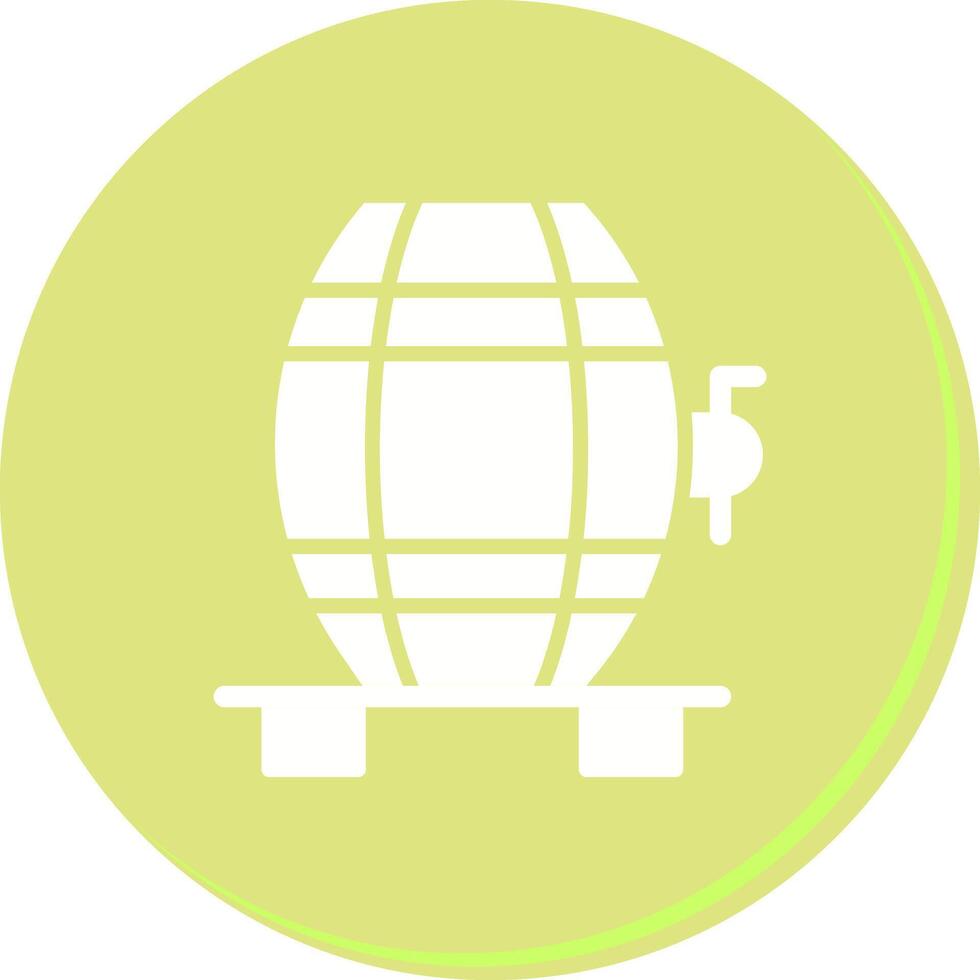 Wine Cask Icon Design vector