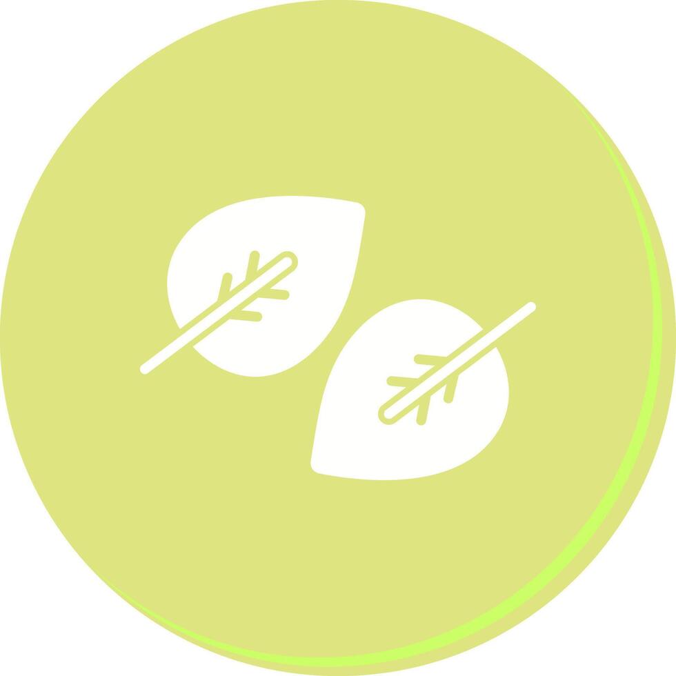 Fallen Leaf Icon Design vector