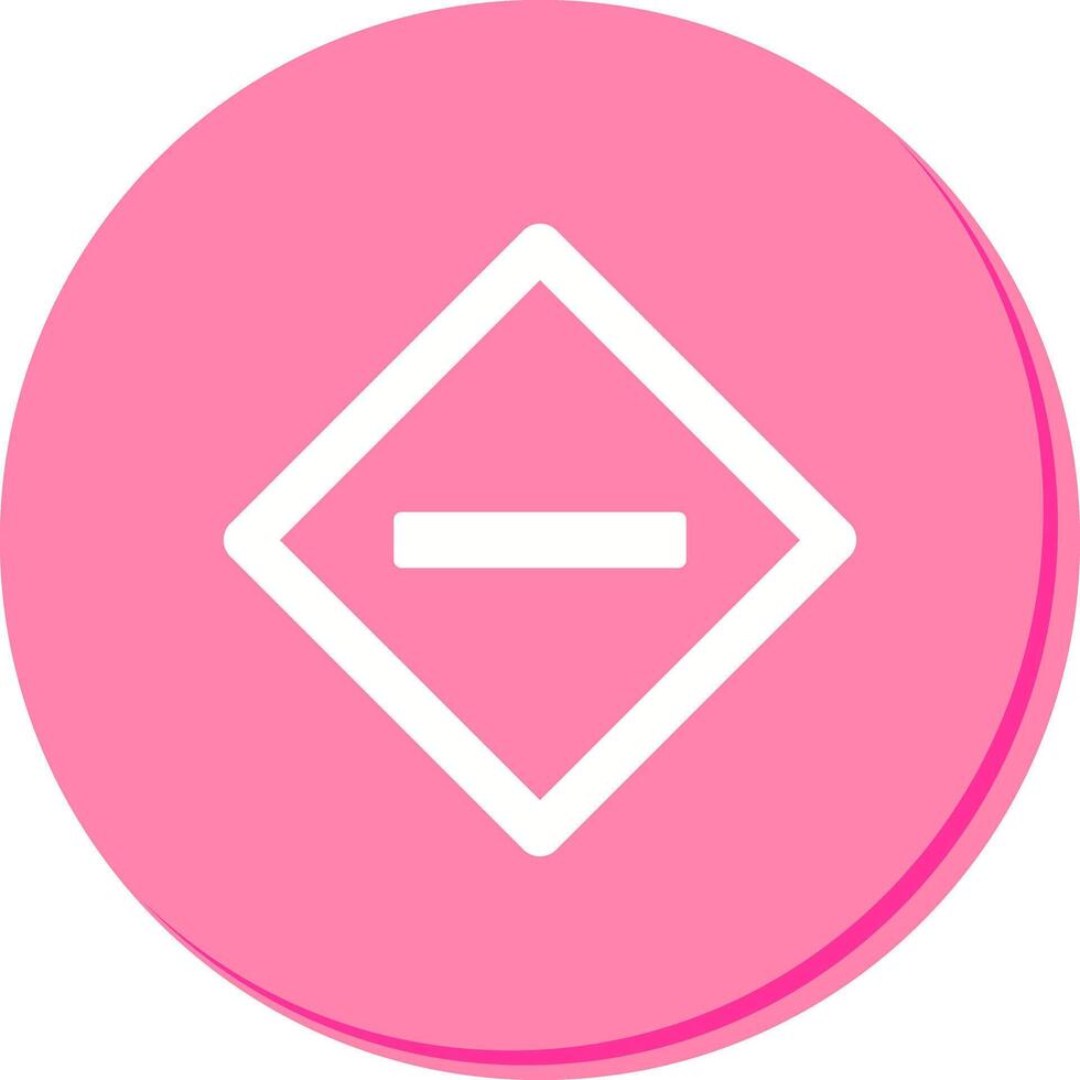 Minus Sign Icon Design vector
