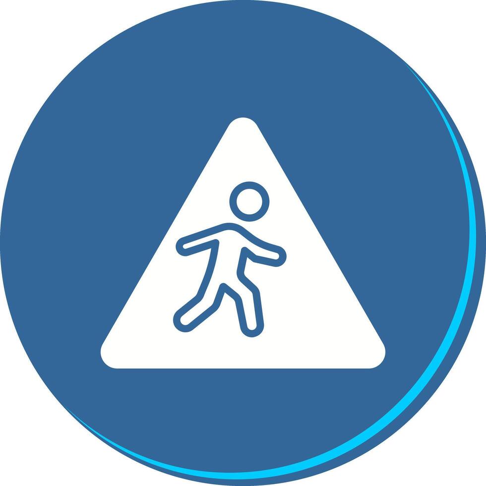 Children Crossing Icon Design vector