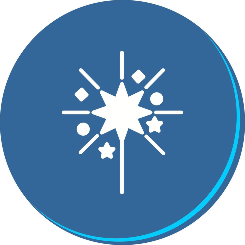 Sparklers Icon Design vector