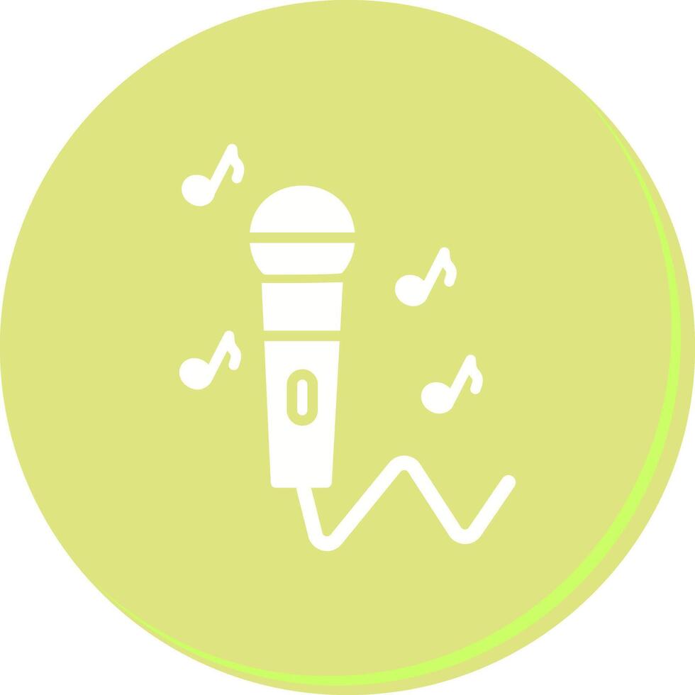 Karaoke Icon Design vector