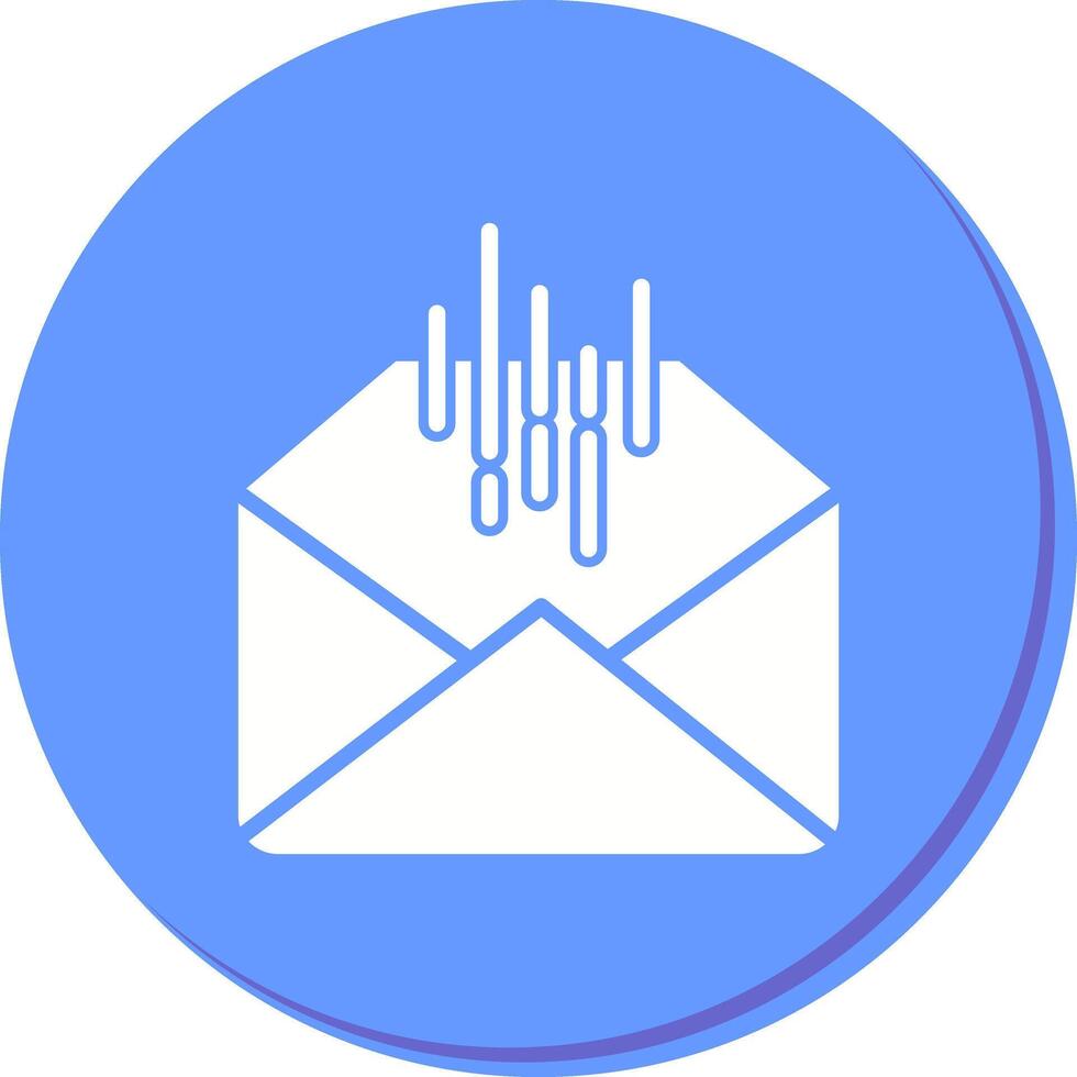 Mail Sorting Icon Design vector