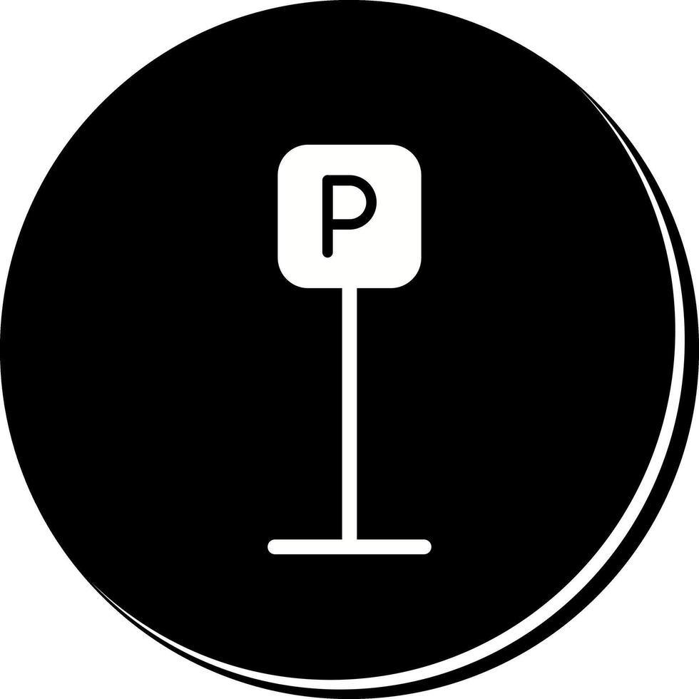 P Button Icon Design vector