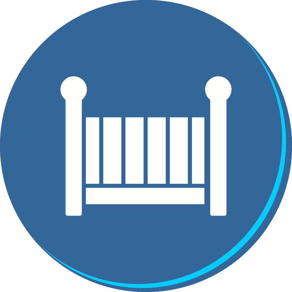 Nursery Cots Icon Design vector