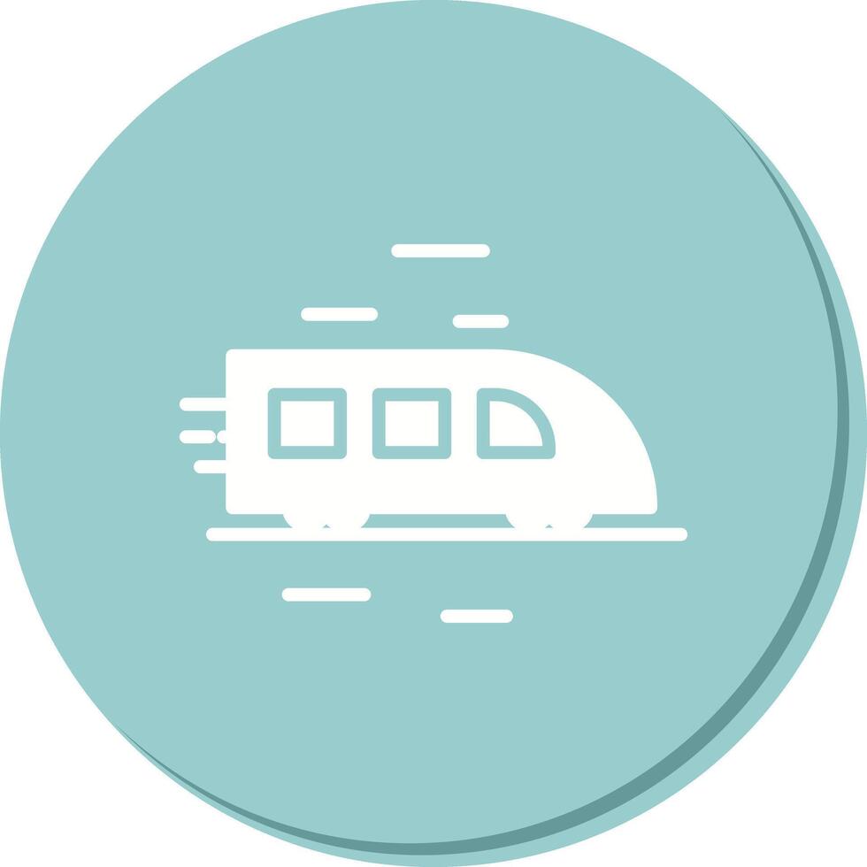 High Speed Train Icon Design vector