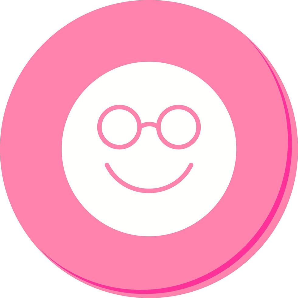 Nerd Face Icon Design vector