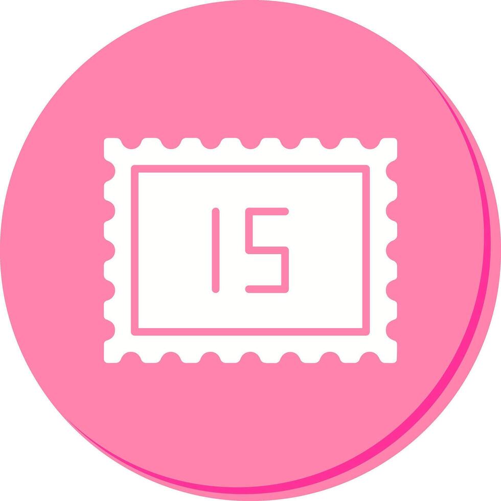 Postage Due Icon Design vector