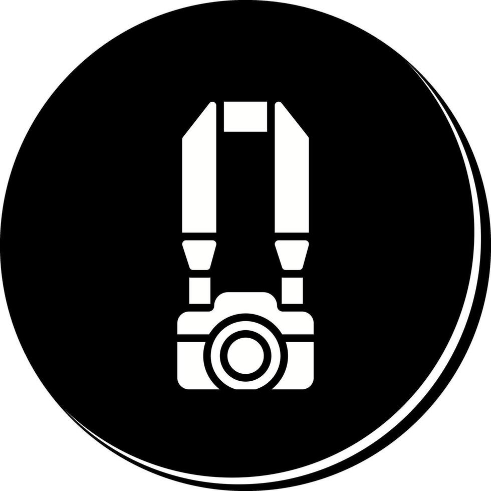 Camera Straps Icon Design vector