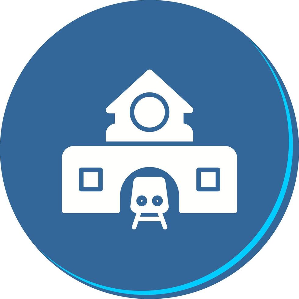 Train Station Icon Design vector