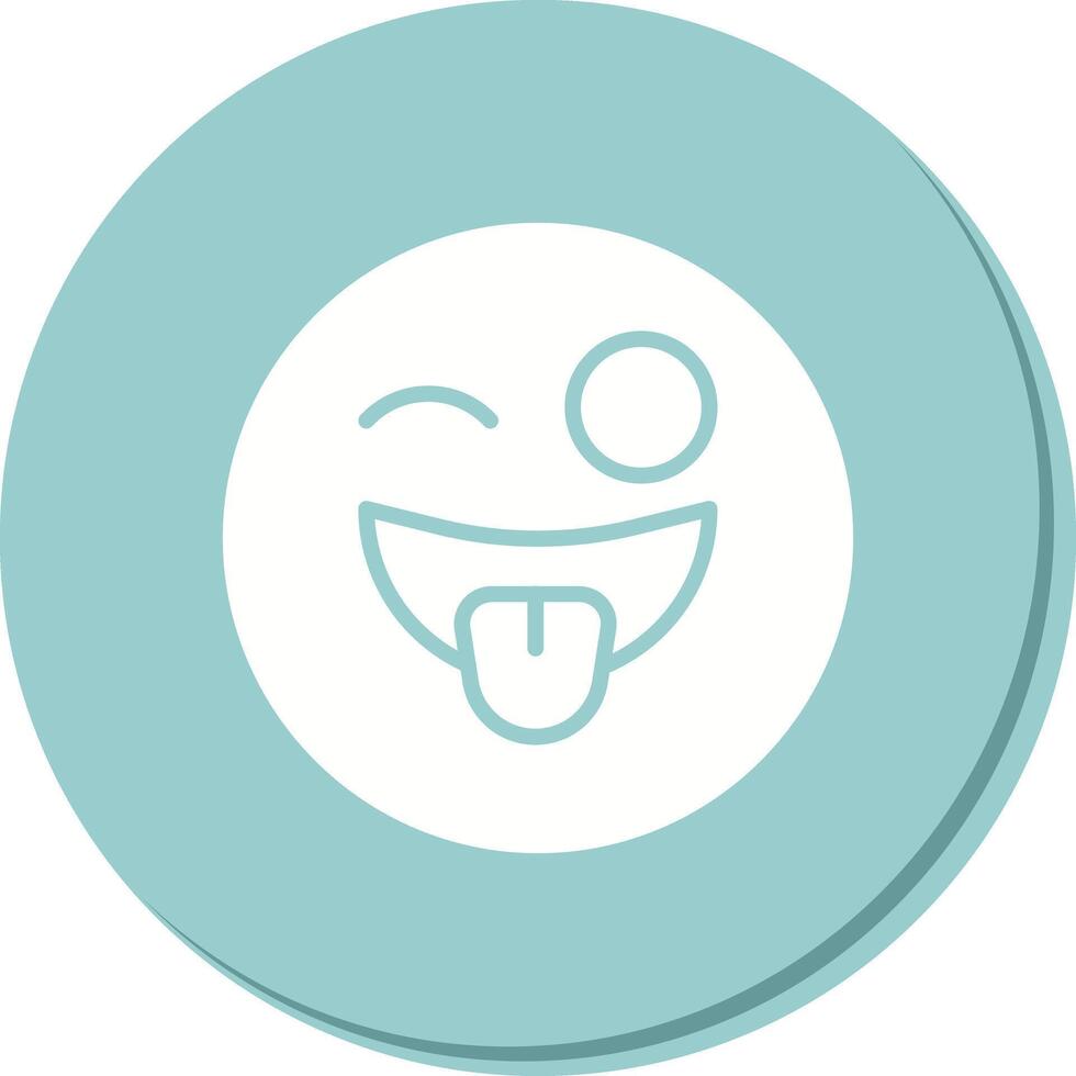 Zany Face Icon Design vector
