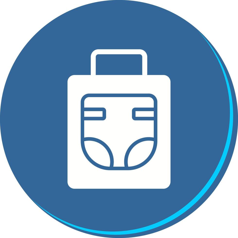 Diaper Bag Icon Design vector