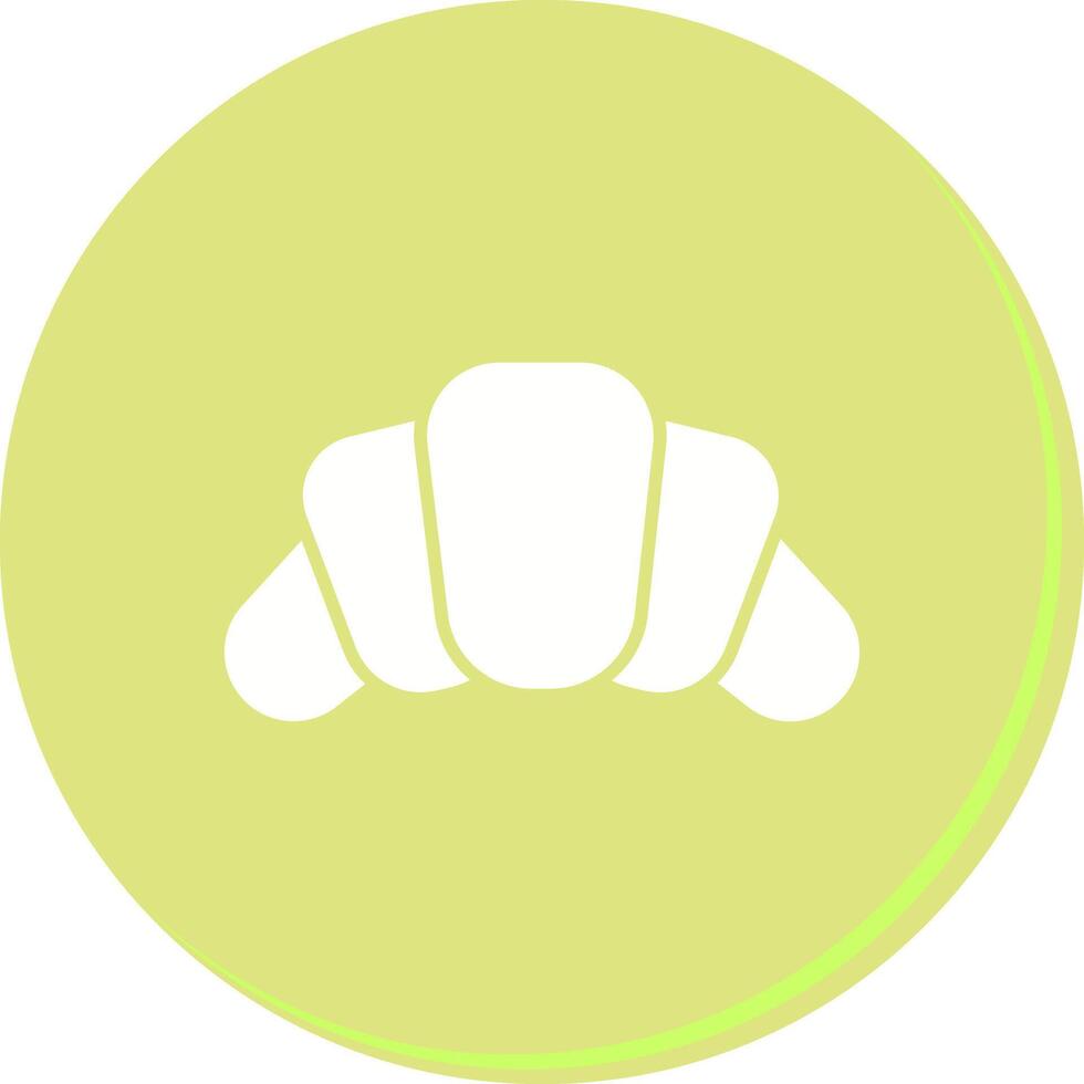 Croissant Icon Design vector