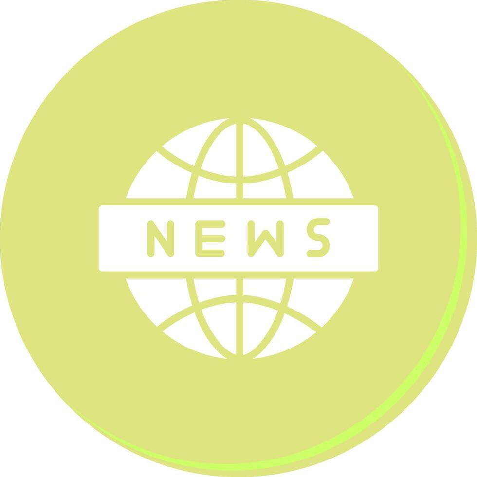 News Globe Icon Design vector