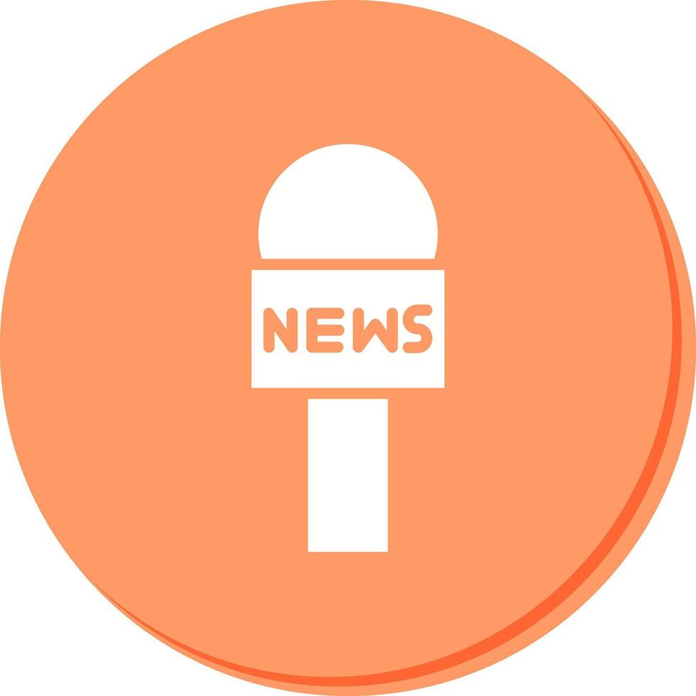 News Microphone Icon Design vector