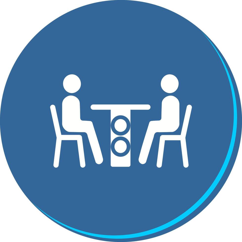 Family Dinner Icon Design vector