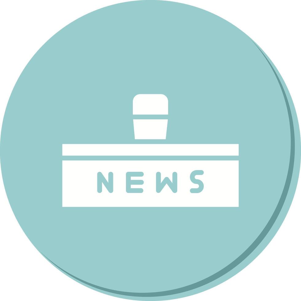 News Studio Icon Design vector