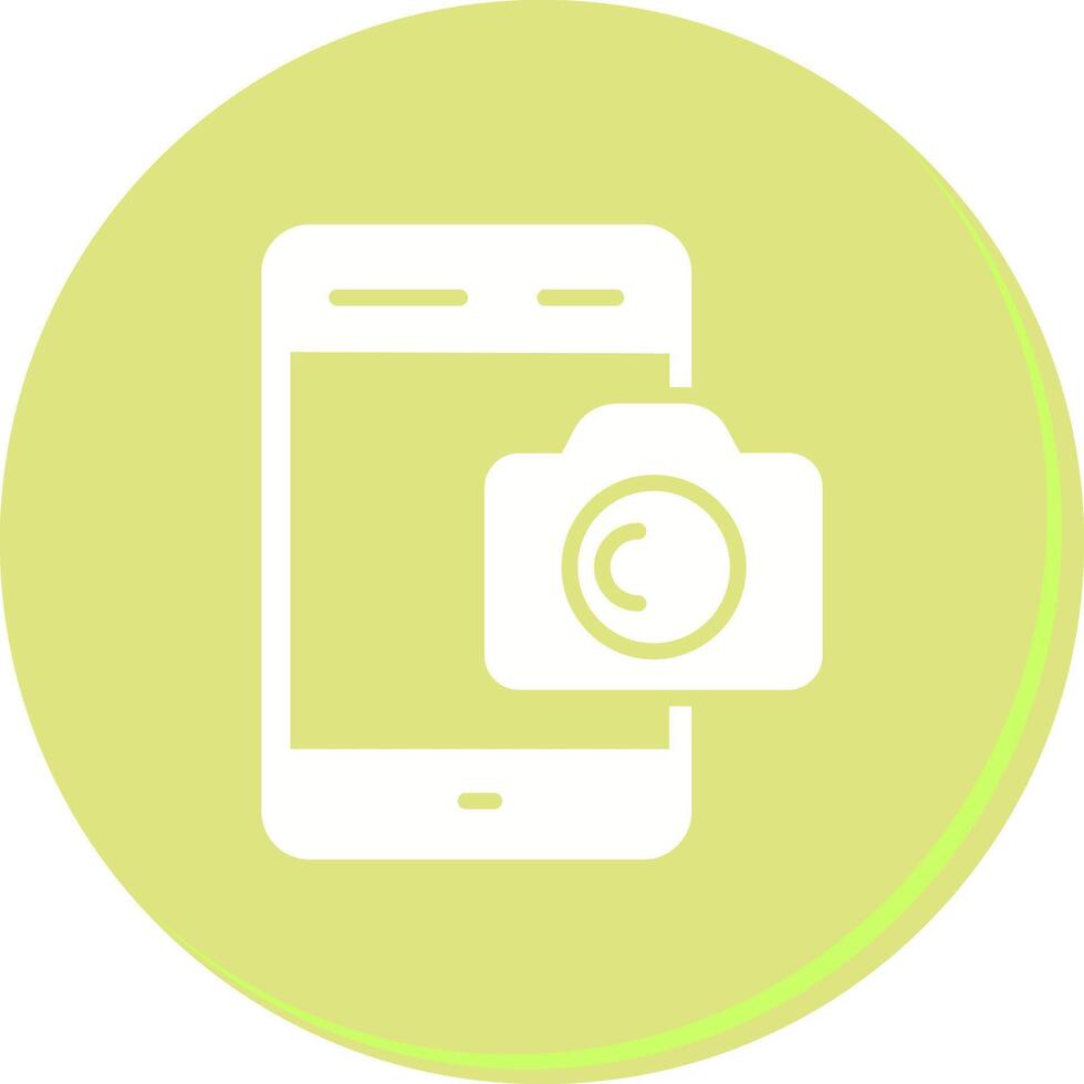 Smartphone Photography Icon Design vector