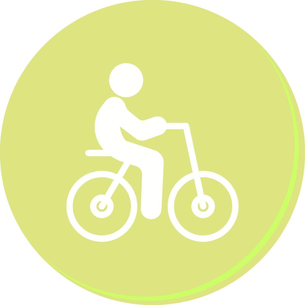Person Biking Icon Design vector