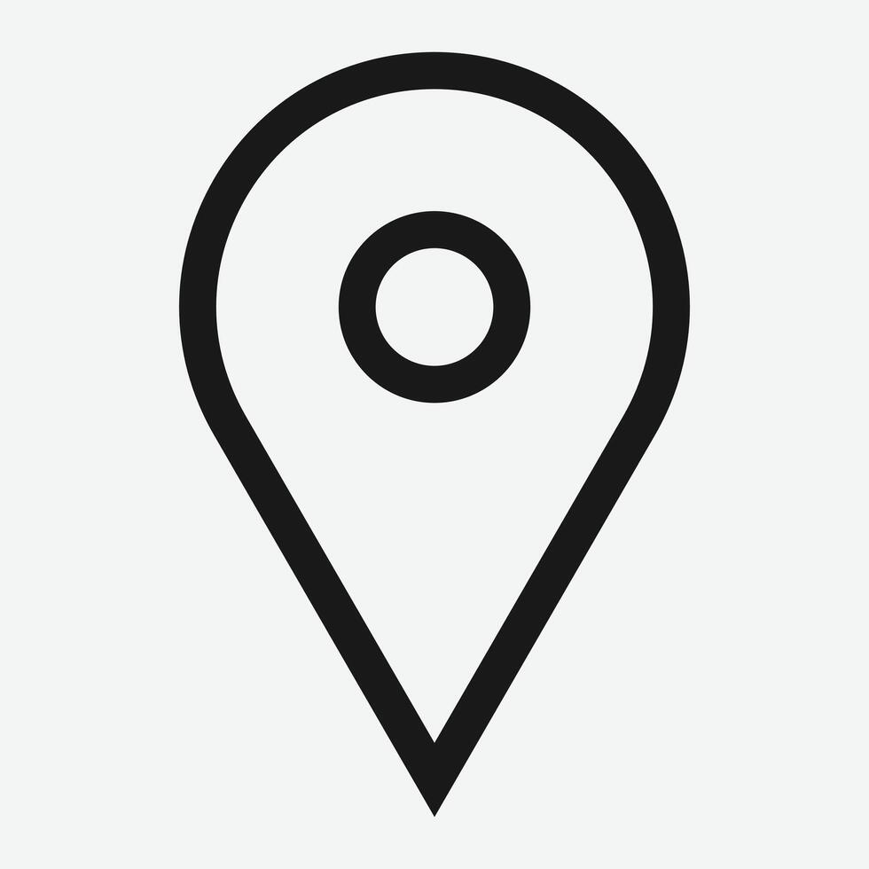 Location Line Icon. Location Icon. vector