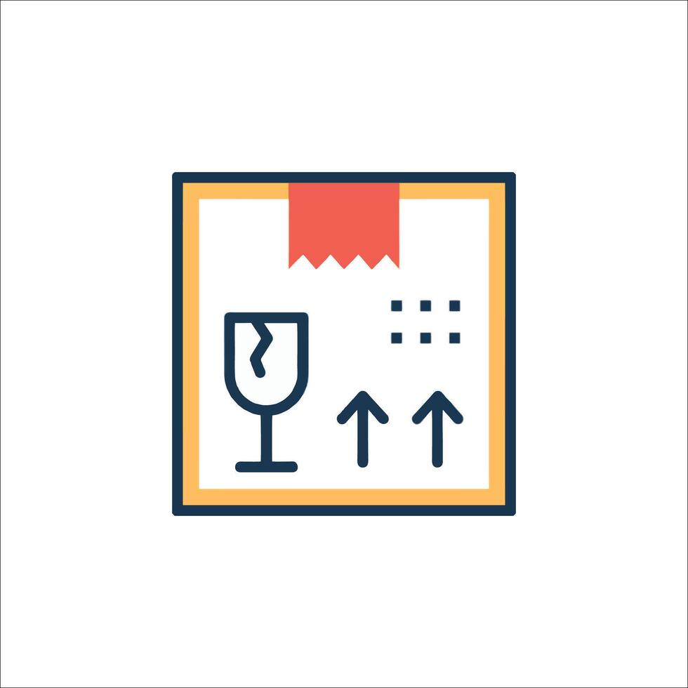 A wine glass icon with arrows and a red ribbon vector