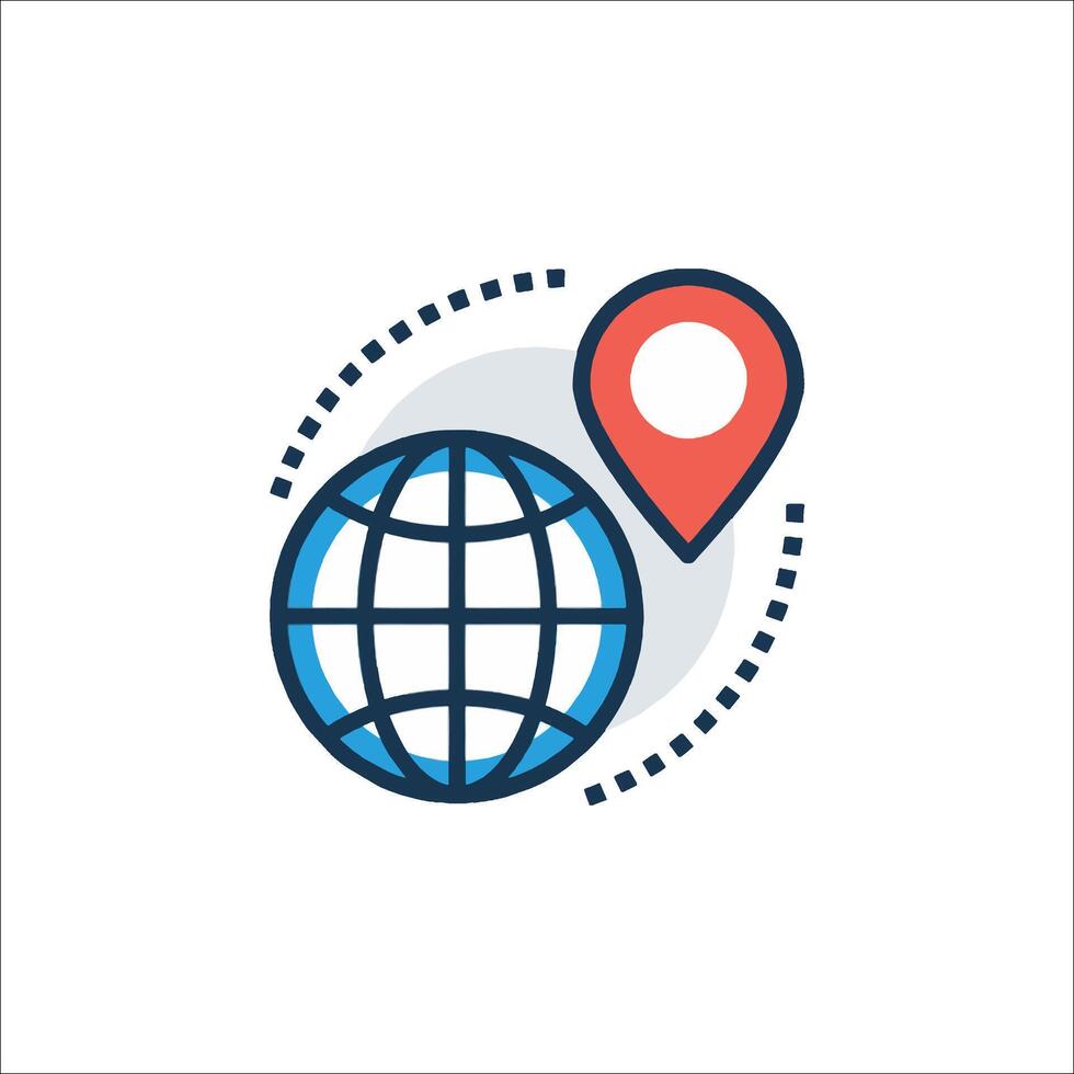 Location icon illustration vector
