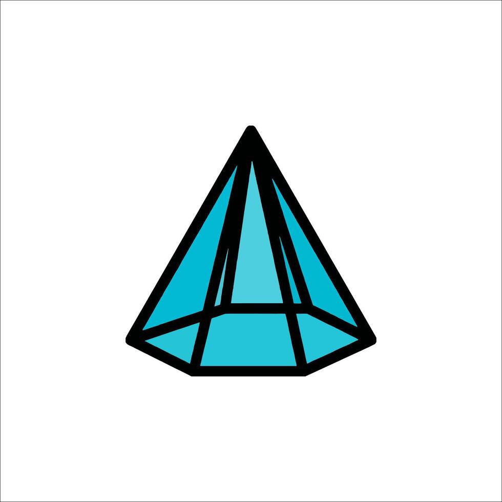 A blue diamond shaped icon on a white background vector