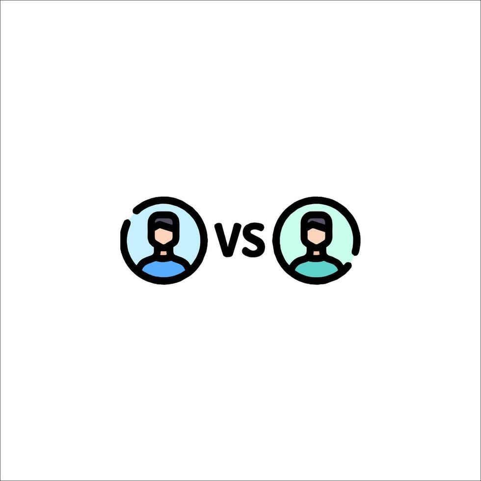 The logo for a company that is called versus vector