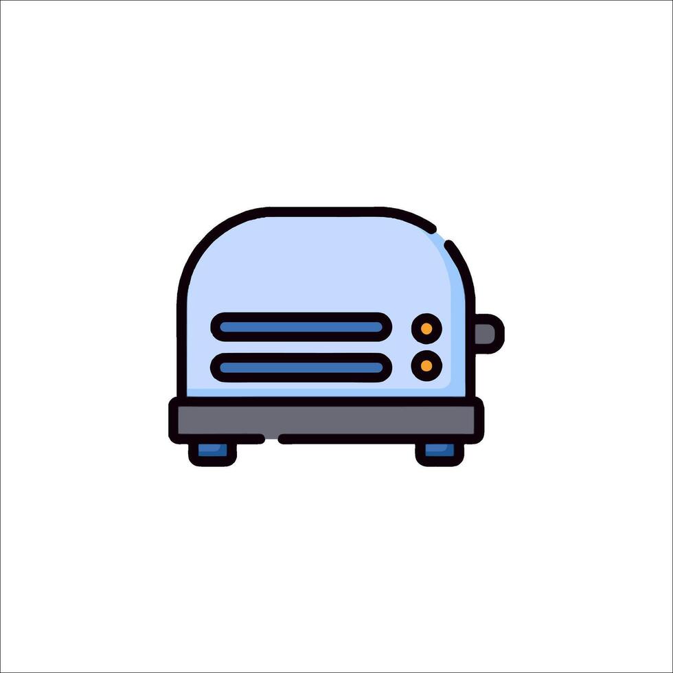 Toaster icon illustration vector