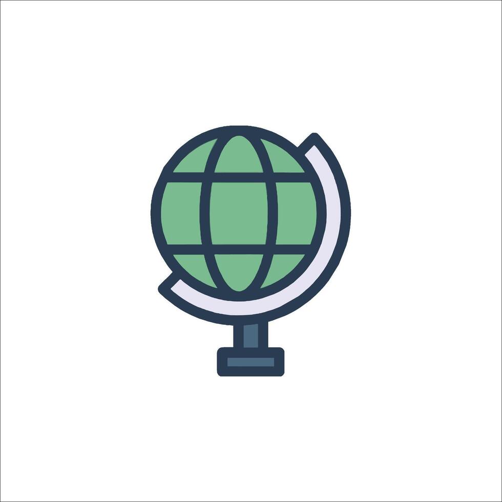 Globe icon illustration vector