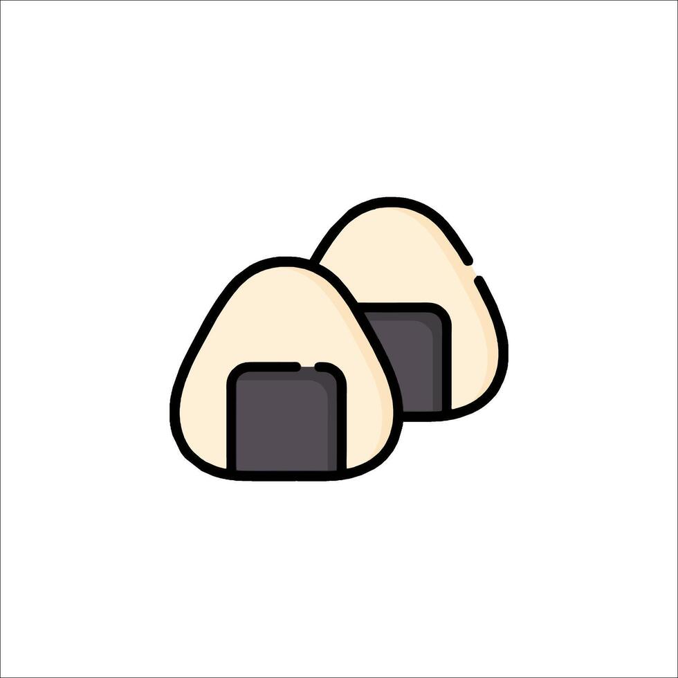 Sushi icon illustration vector
