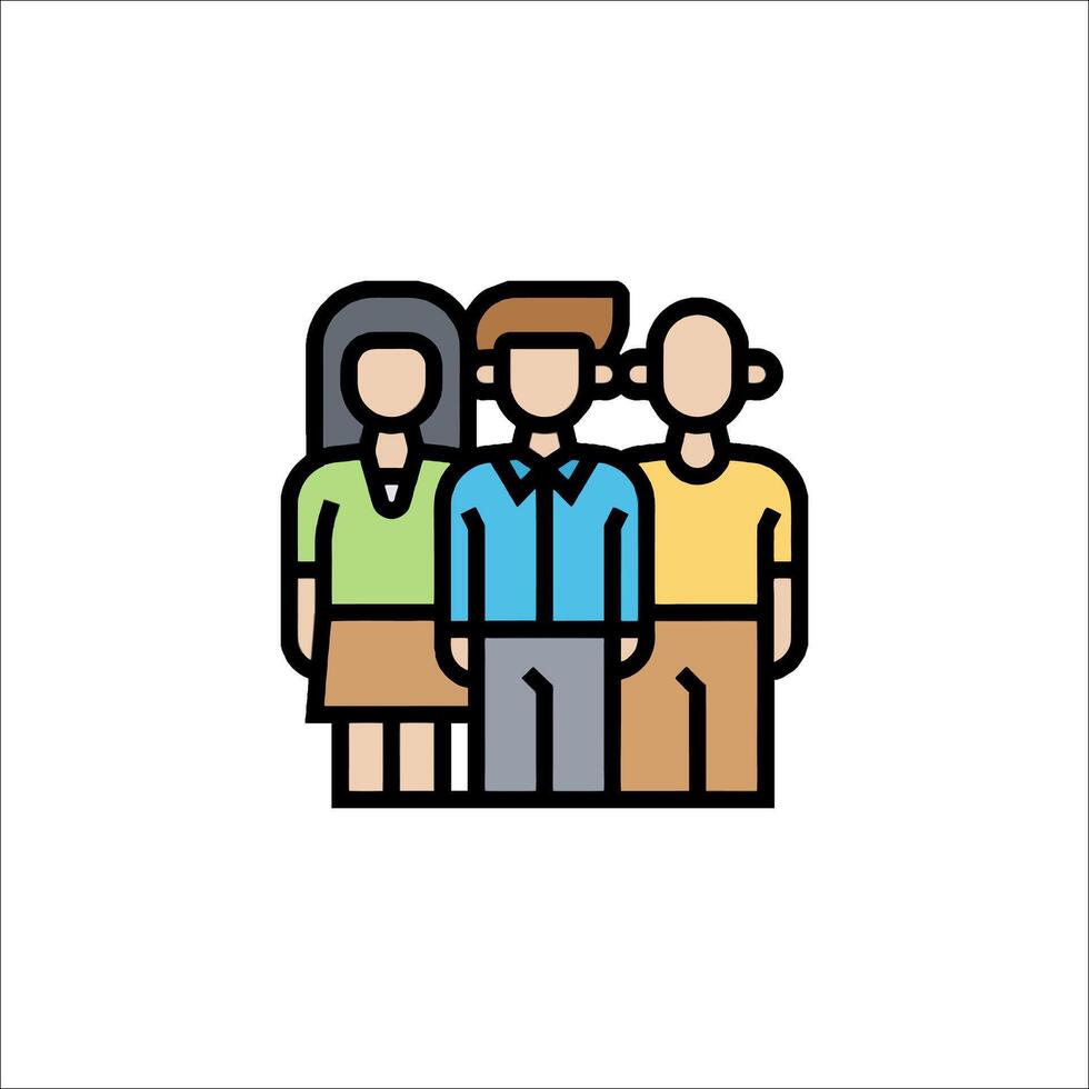 People icon illustration vector