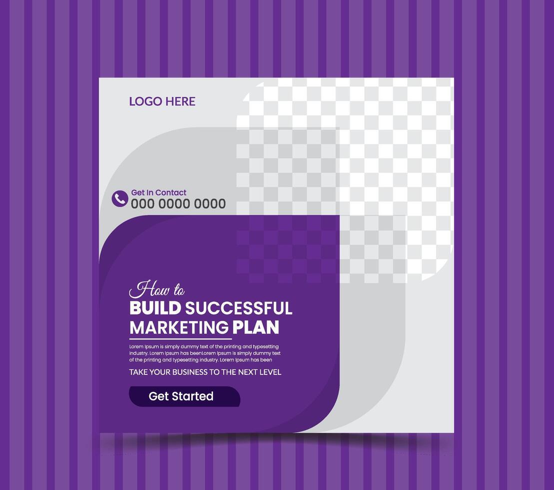 Social media post and business ads design vector