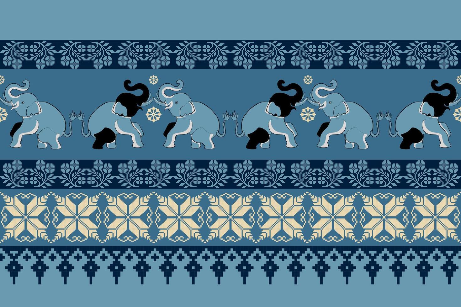 Create fashion products such as cloth bags or sarongs that reflect Thainess combined with modernity. vector