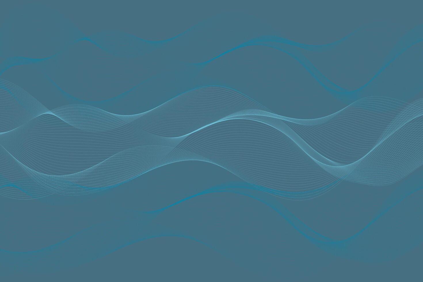 simple abstract light cool color creative geometric wavy line pattern a blue wave with wavy lines on a gray background vector